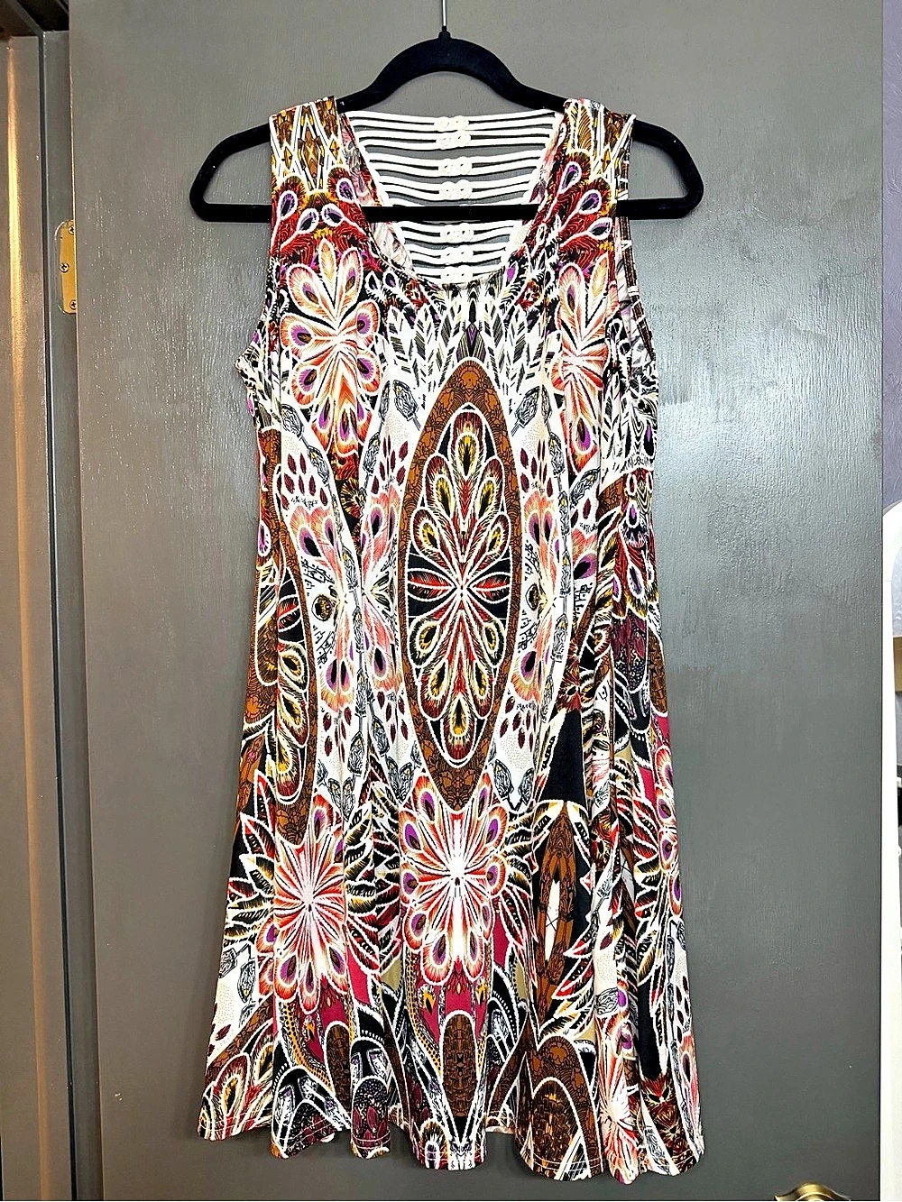Shoreline Floral Mini Dress Large Like New
